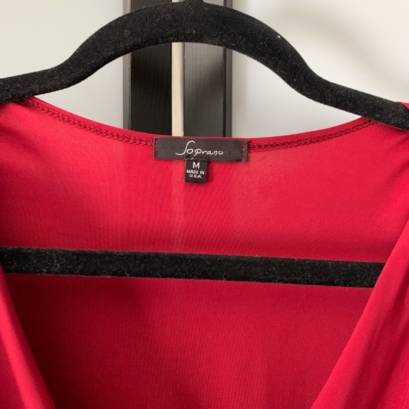 Soprano Red Midi Dress - Picture 3 of 3